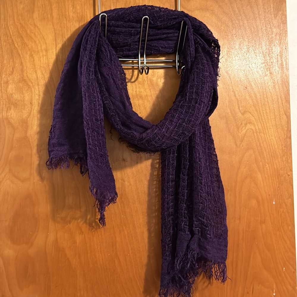Purple scarf